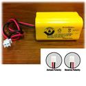 4.8V 650mAH D-AA650Bx4